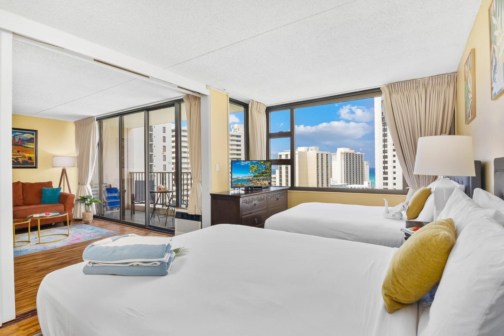 Beautiful 1Br, Steps To Waikiki Beach And Parking Honolulu Zewnętrze zdjęcie